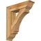 Ekena Millwork Imperial Traditional Rough Sawn Bracket w/ Offset Brace, Western Red Cedar, 8"W x 30"D x 34"H BKT0806X30X34IMP01RWR - alternate 1